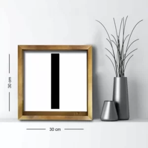 Image of 3030AHS-082a Multicolor Decorative Framed MDF Painting