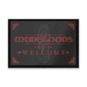 Image of Harry Potter Mudbloods Not Welcome Entrance Mat