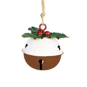 Image of Sass & Belle Christmas Pudding Hanging Bell Decoration