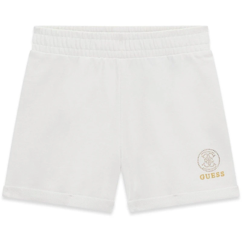 Image of Guess Guess Terry Short Jn62 White G011 female 10 Yrs