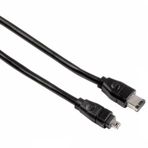 Image of Hama FireWire Cable IEEE1394a 4 pin Plug 6 pin Plug 4.5 m