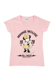 Image of Hollywood Minnie Mouse Fitted T-Shirt