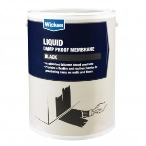 Image of Wickes Bitumen Damp Proof Membrane Liquid - 5L