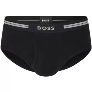 Image of Boss Logo Printed Briefs - Black