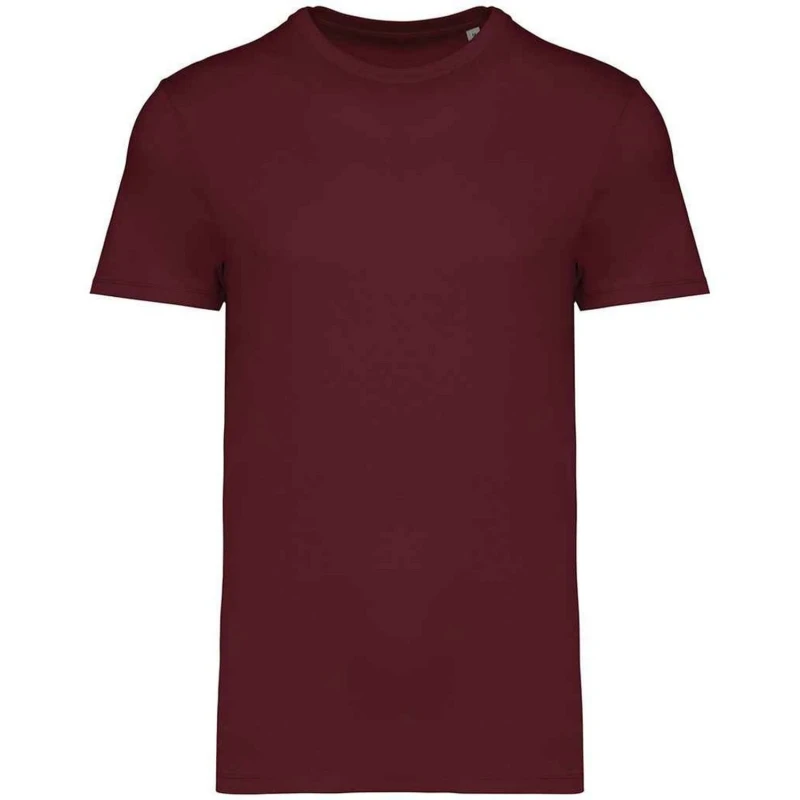 Image of Native Spirit Mens Heavyweight Slim T-Shirt in Dark Red Size: XS Dark Red Male XS