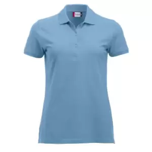 Image of Clique Womens/Ladies Marion Polo Shirt (S) (Light Blue)