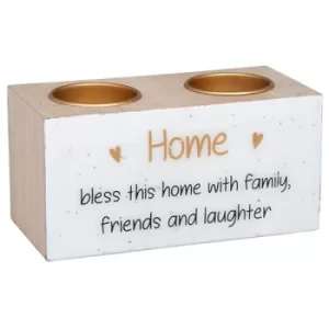 Image of Glitter Words Double Tealight Home