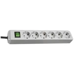 Image of Brennenstuhl 1159550015 Power strip (+ switch) 6x Light grey PG connector
