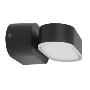 Image of Outdoor Down Wall Light Black Matt, Plastic Matt IP54