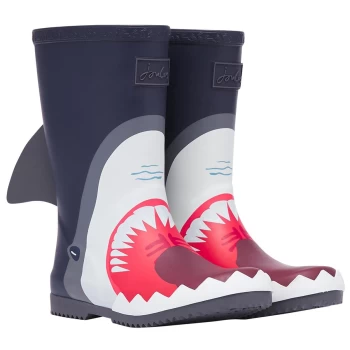 Image of Joules Boys Roll Up Flexible Printed Welly 9 (EU27)