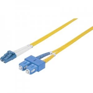 Image of Intellinet Fibreglass FO Cable [1x LC plug - 1x SC plug] 9/125 µ Singlemode OS2 5.00 m