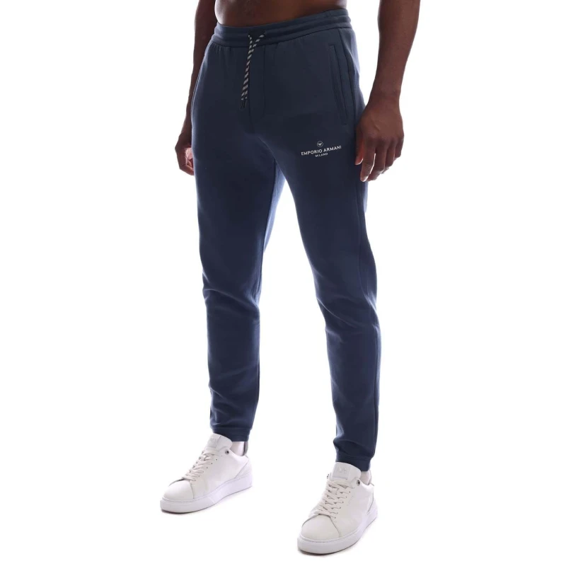 Image of Emporio Armani Jersey Joggers Navy male 2XL