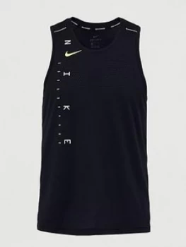 Image of Nike Dry Miler Tech Tank - Black