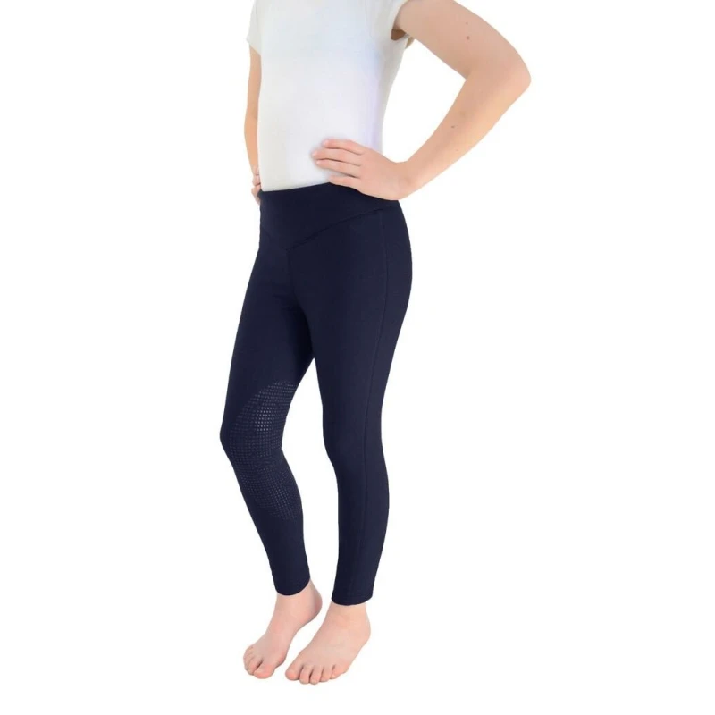 Image of HyPERFORMANCE Blizzard Softshell Riding Tights in Navy Size: 3-4 Years Navy Unisex 3-4 Years