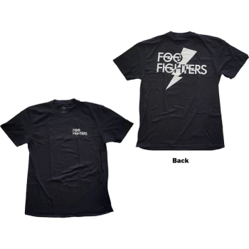 Image of Foo Fighters - Flash Logo Unisex X-Large T-Shirt - Black