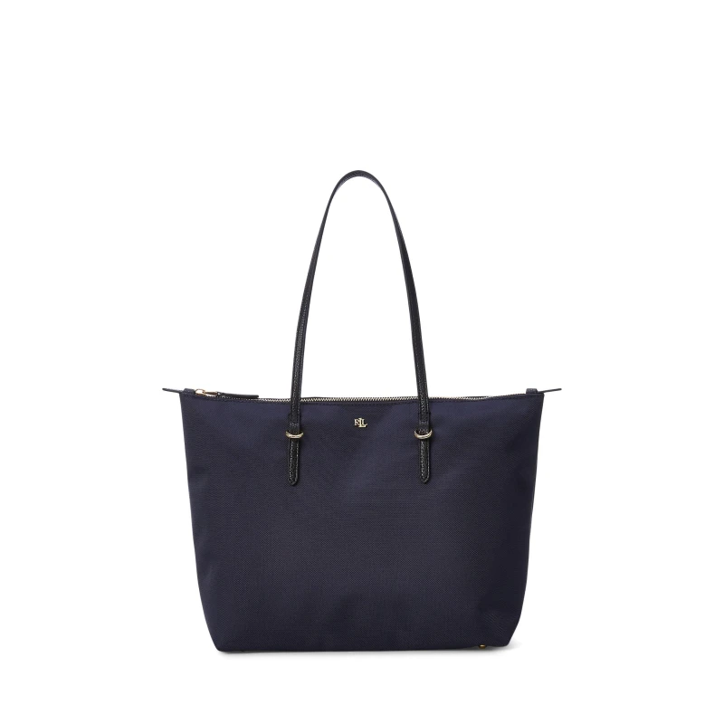 Image of Lauren Ralph Lauren KEATON Medium Tote Bag Navy Blue Women ONE SIZE