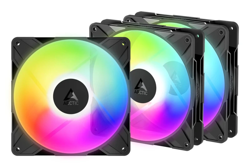 Image of ARCTIC Freezer P14 Pro Reverse A-RGB - 3 Pack - 140 mm A-RGB PWM Fan w