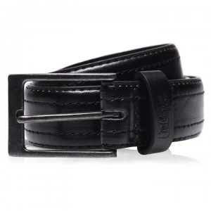 Image of Lee Cooper Stitched Belt Mens - Black