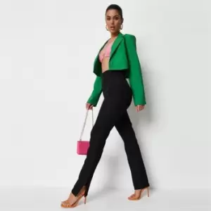 Image of Missguided Tall Slim Fit Trousers - Black
