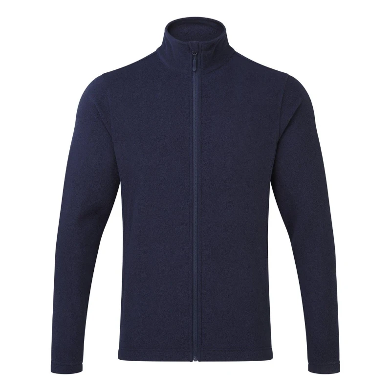 Image of Premier Premier Men Recyclight Full Zip Fleece Jacket in Navy Size: Small Navy S Male 5063425889747