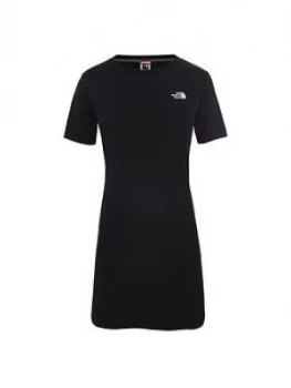 Image of The North Face Simple Dome T-Shirt Dress - Black, Size S, Women