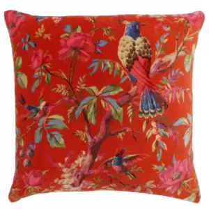 Image of Paradise Velvet Cushion Orange