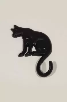 Image of Cast Iron Cat Coat Hook