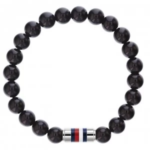 Image of Tommy Hilfiger Beaded Bracelet - Black