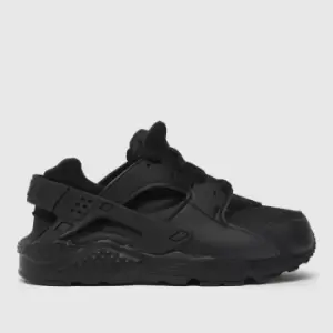 Image of Nike Black Huarache Run Junior Trainers