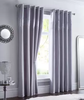 Image of Shimmer Eyelet Curtain