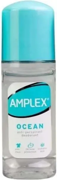 Image of Amplex Ocean Anti Perspirant Roll On Deodorant 50ml