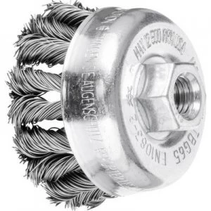 Image of PFERD HORSE COMBITWIST Cup brush, zopft 65 x 22mm wire thickness 0.5 Mm with thread M14 43305051