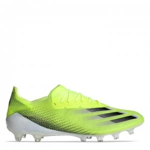 Image of adidas adidas X Ghosted .1 AG Football Boots - SolYellow/Blue