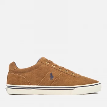 Image of Polo Ralph Lauren Mens Hanford Vulcanised Suede Trainers - New Snuff - UK 8 - Tan