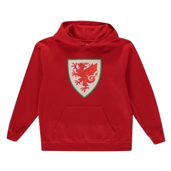 Image of Source Lab Logo OTH Wales Hoodie Juniors - Red