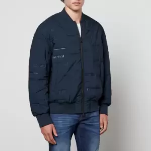 Image of Armani Exchange All-Over Logo Shell Bomber Jacket - M