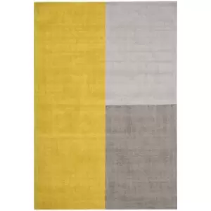 Image of Asiatic Carpets Blox Hand Woven Rug Mustard - 200 x 300cm