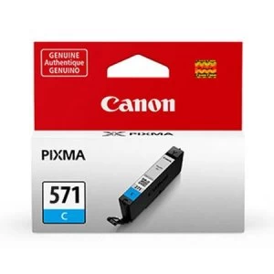 Image of Canon CLI571 Cyan Ink Cartridge