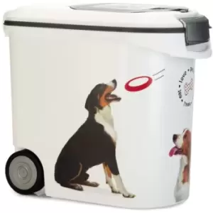 Image of Pet Food Container Dog with Wheels 35L - Curver