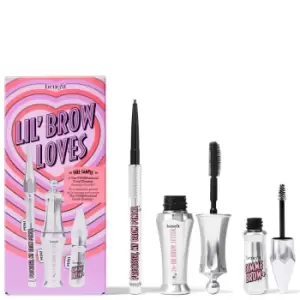 Image of benefit Lil' Brow Loves Mini Brow Set (Various Shades) - Shade 3.5 Warm Medium Brown