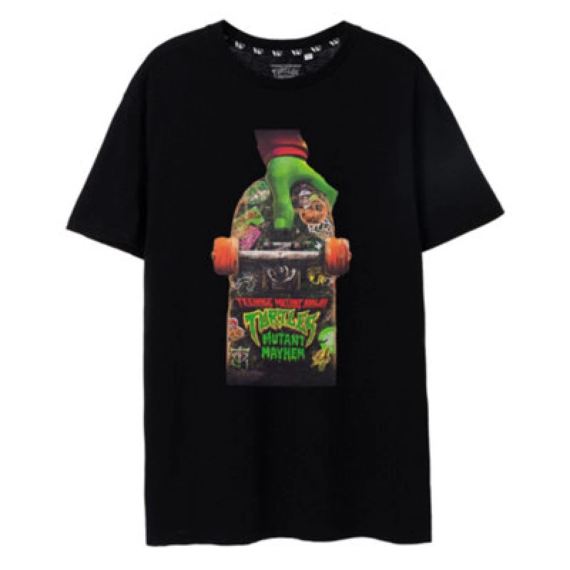 Image of Teenage Mutant Ninja Turtles Short Sleeved T-Shirt Black male