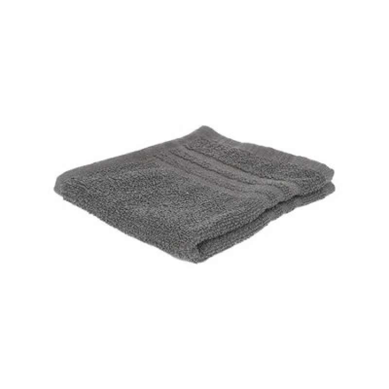 Image of Nicola Spring Cotton Wash Cloth - 30Cm X 30Cm - Charcoal