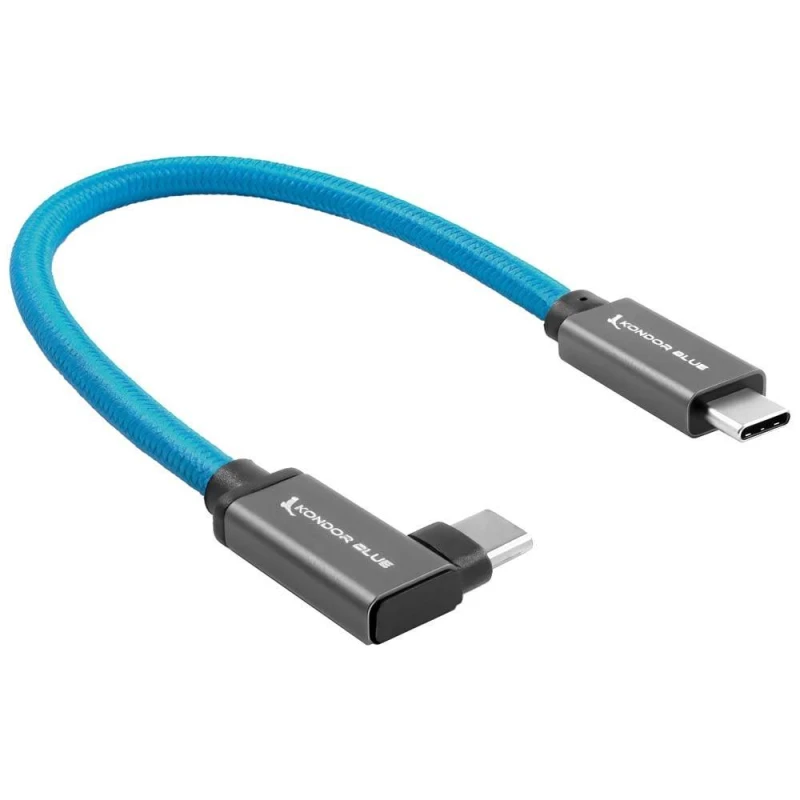 Image of Kondor Blue KB-USBC USB cable USB 3.2 Gen 2x2 0.215 m Black. Blue