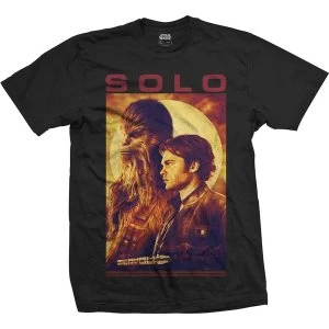 Image of Star Wars - Solo Profile Unisex Medium T-Shirt - Black