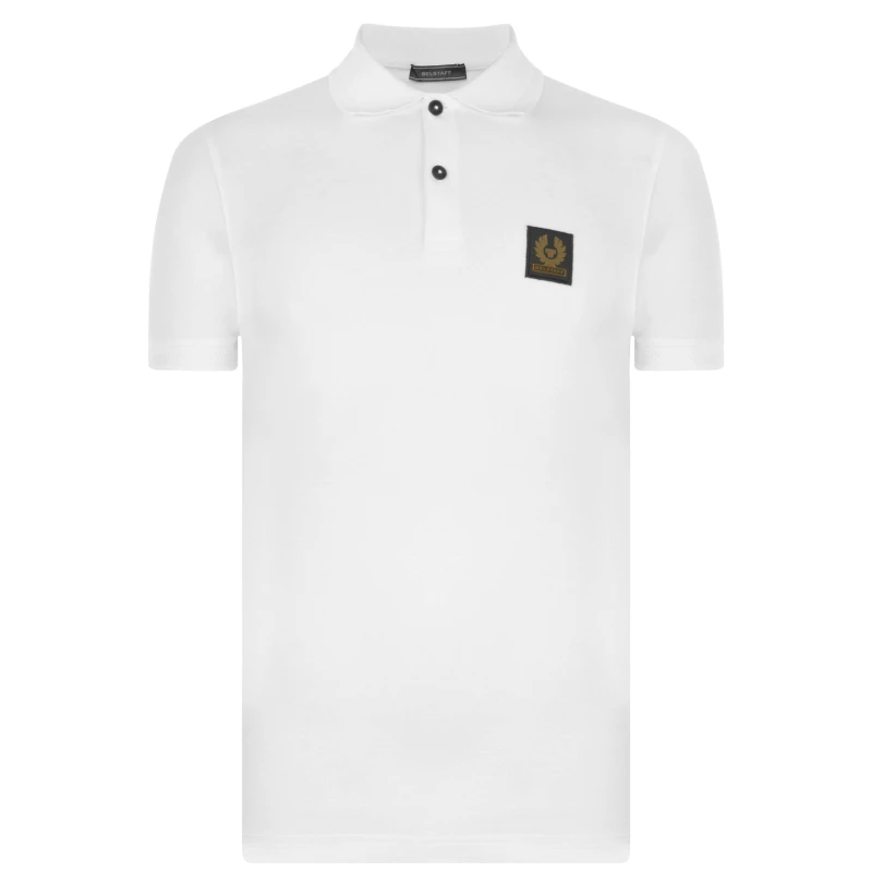 Image of BELSTAFF Cotton Pique Polo - White White 2XL
