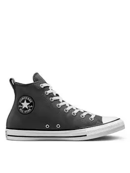 Image of Converse Chuck Taylor All Star Workwear Canvas Hi, Grey/White, Size 7, Men