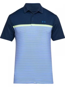 Image of Urban Armor Gear Mens Playoff Polo Mouline Blue