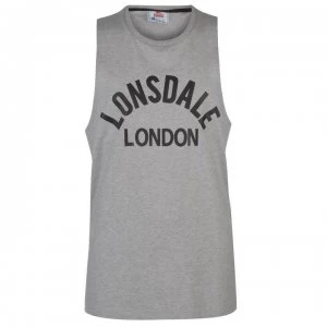 Image of Lonsdale Muscle Vest Mens - Grey Marl