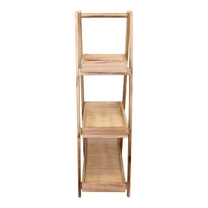 Image of Ladder Style Wooden 3 Tray Stand