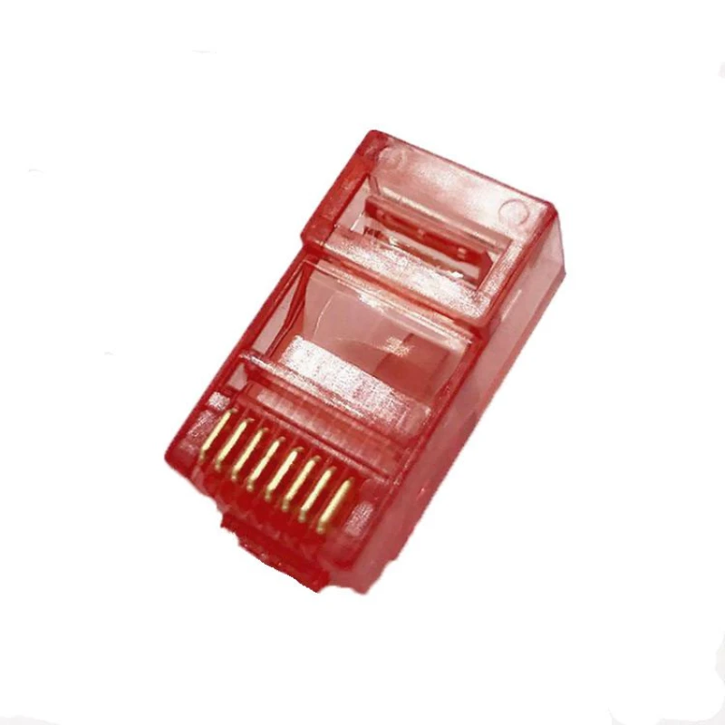 Image of FDL RED CAT.6 UTP CONNECTOR - 2 PIECE - 2 UP/6 DOWN (100pcs)